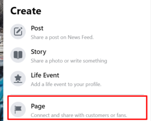 create facebook business page