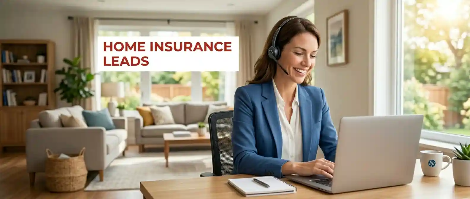 Insurance agent using Payperlead.com home insurance leads